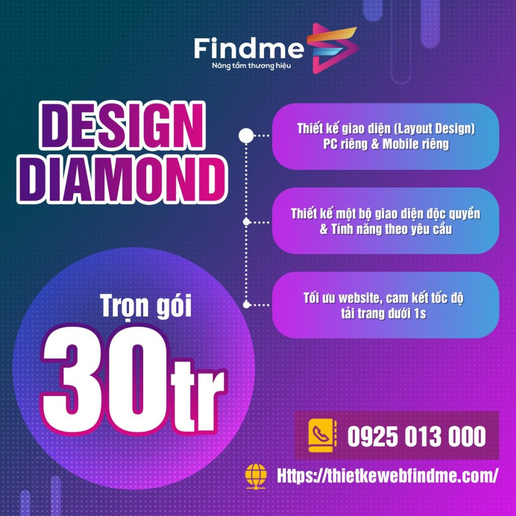 gói design diamond của media findme
