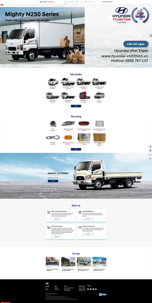 Website Hyundai Vinh Thịnh