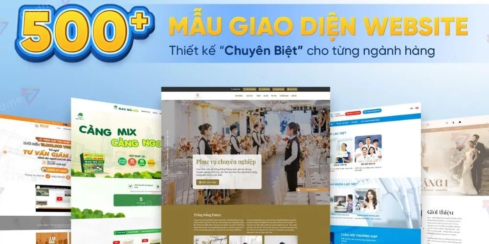 Đa dạng lựa chọn với kho tàng giao diện website của Findme cho từng nhu cầu kinh doanh tại Hải Dương