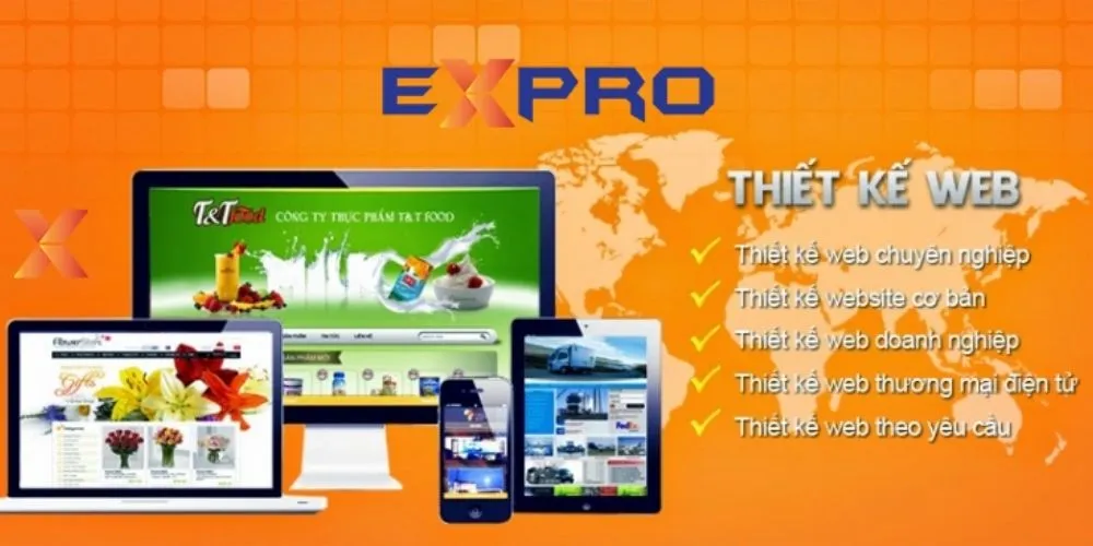 EXPRO Việt Nam - Thiết kế web chuyên nghiệp và sáng tạo