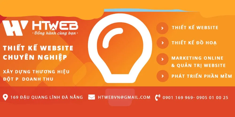 HTWeb là doanh nghiệp thiết kế website uy tín tại Đà Nẵng đã có 6 năm kinh nghiệm