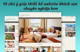 thiết website khách sạn chuyên nghiệp