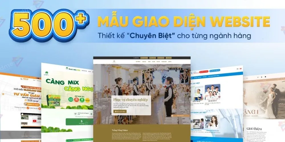 Thư viện giao diện giúp bạn thoải mái lựa chọn để phù hợp với nhu cầu thiết kế website tại Ninh Bình