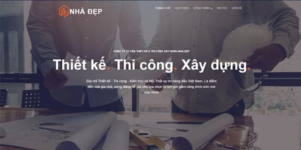 Ảnh với tiêu đề lớn là mẹo nhỏ trong thiết kế website xây dựng để truyền tải thông tin tới khách hàng