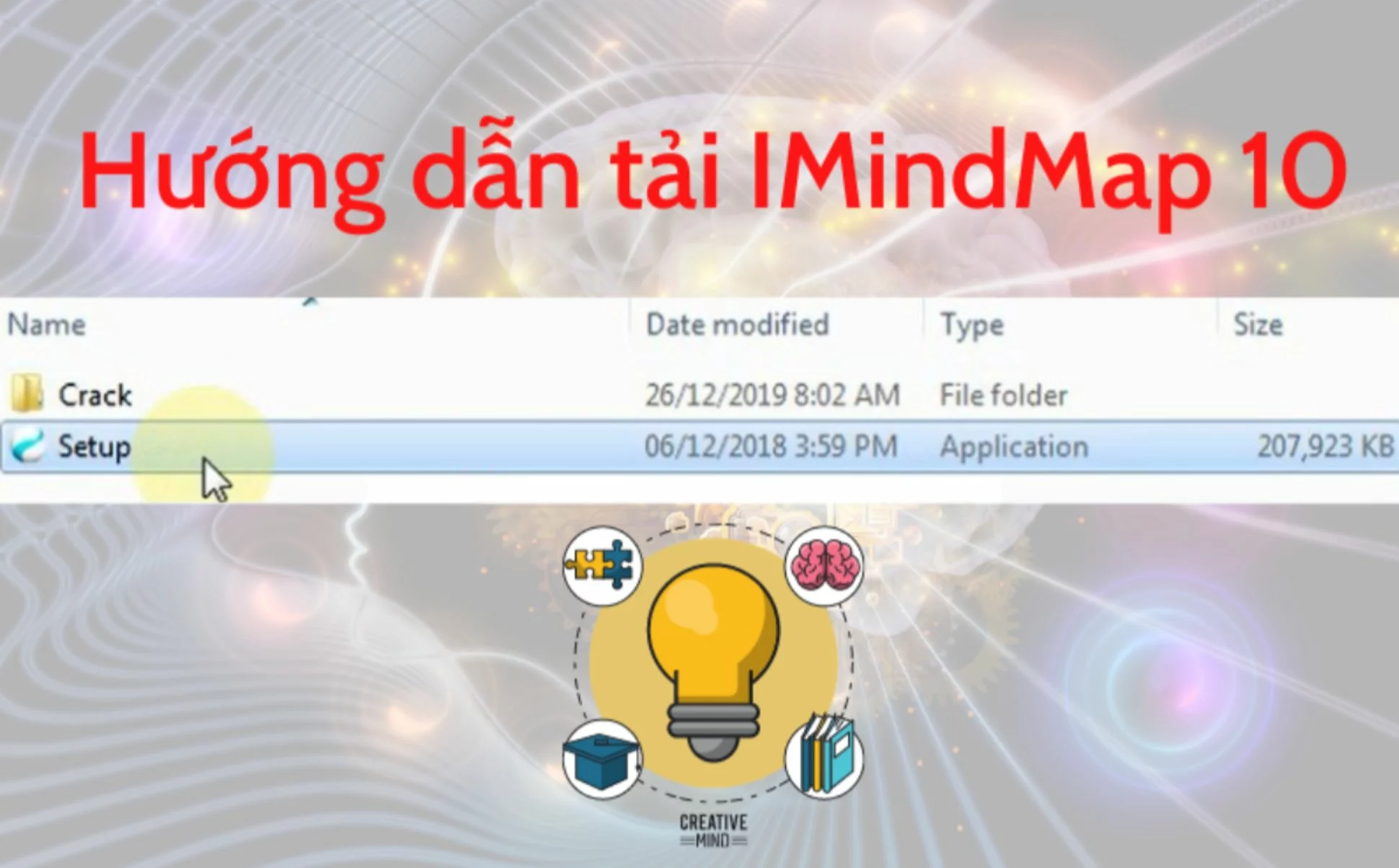 Giải nén ấn chọn chạy file SETUP 