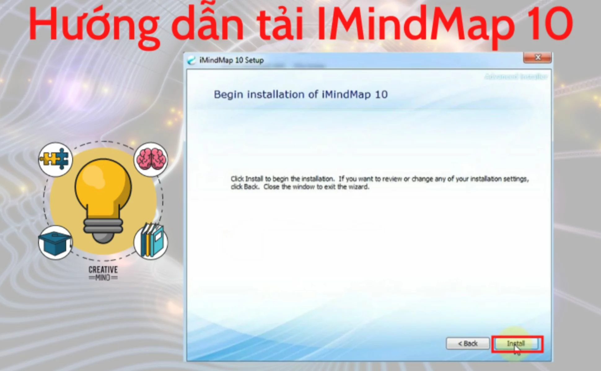 Click “Install” để tiến hành cài đặt